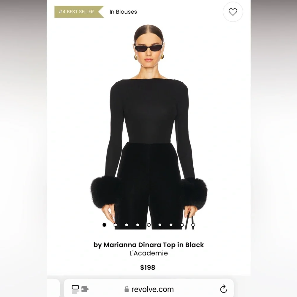 L’Academie by Marianna Dinara Top in black, great condition. - Picture 8 of 11